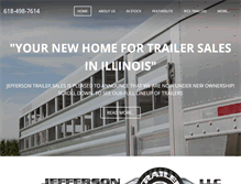 Tablet Screenshot of jeffersontrailersales.com